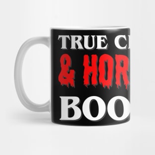 True Crime and Horror Books Mug